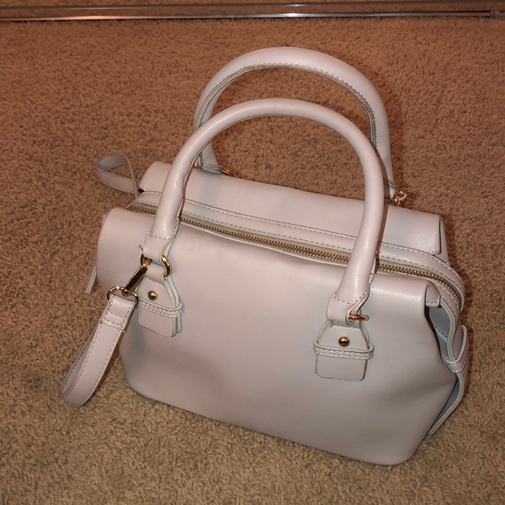 Grey/blue crossbody bag